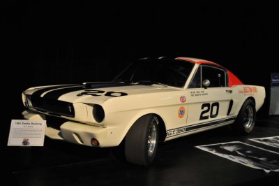 1965 Shelby Mustang GT350 R. The R models were built only in 1965 and only for racing; they are not street legal. (9870)