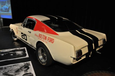 1965 Shelby Mustang GT350 R. Driven by Walt Hane, this car won the SCCA B-Production title in 1966. (9880)