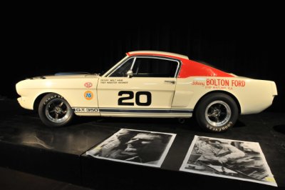 1965 Shelby Mustang GT350 R. Built to win SCCA National B-Production Championship, R models did so in 1965, '66 & '67. (9904)