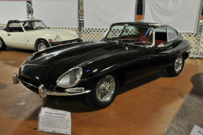 1966 Jaguar XK-E Coupe, shown at the Simeone Automotive Museum's first Best of Britain exhibit (0422)