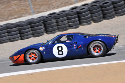 1966 Ford GT40 in Group 5A race of 2010 Rolex Monterey Motorsports Reunion (3356)