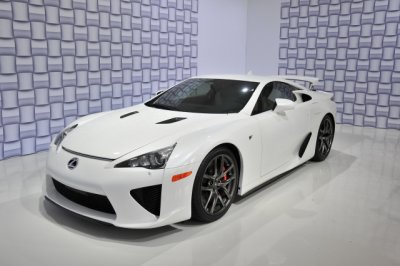 2011 Lexus LFA at Lexus's display area during the 2010 Pebble Beach Concours d'Elegance (3837)