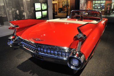 1959 Cadillac Series 62 Convertible at Petersen Automotive Museum in L.A. (4715)