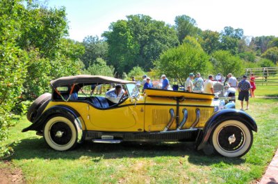 1928 Mercedes-Benz Model S Touring, designed by Ferdinand Porsche, at Hagley Car Show in Wilmington, Delaware (5437)