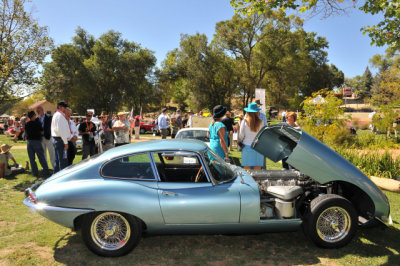 1967 Jaguar E-Type Coupe, Series I, at the Santa Fe Concorso in New Mexico, September 2011 (1258)