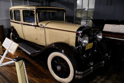 1931 McLaughlin Buick Model 67,* produced in Oshawa, Ontario; donated by Diana Jackson (1521)