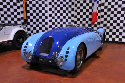 1936 Bugatti 57G Tank, 1937 24 Hours of Le Mans winner, Simeone Automotive Museum, Philadelphia (1324)