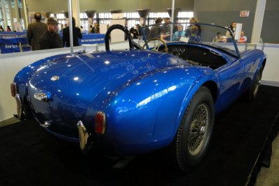 1962 AC Shelby Cobra, CSX2000, smaller and lighter than 1989 Miata, unveiled in yellow at the 1962 New York Auto Show (2210)