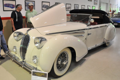 1948 Delahaye 135M Cabriolet by Figoni & Falaschi, owned by Ed & Carroll Windfelder of Baltimore since 1971 (3668)