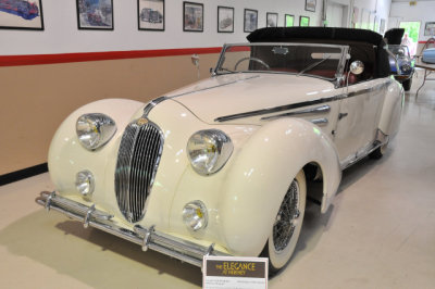 1948 Delahaye 135M Cabriolet, chassis 800998, body by Figoni & Falaschi, owned by Ed & Carroll Windfelder of Baltimore (3637)