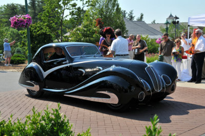 1936 Delahaye 135M SWB Competition Coupe by Figoni & Falaschi, owned by James Patterson of Louisville, KY (4817)