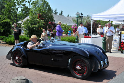 1949 H.R.G. Aerodynamic Roadster by Fox & Nicholls, owned by Gary & Charlie Ford, Allentown, PA (4477)