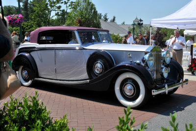 1939 Rolls-Royce Wraith Concealed Head Cabriolet by H.J. Mulliner, owned by David Markel, Skippack, PA (4483)