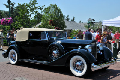 1934 Packard Twelve 1107 Convertible Victoria by Dietrich, owned by Burkland Family Partners, Ligonier, PA (4496)