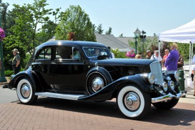 1934 Pierce-Arrow Salon Twelve Silver Arrow Coupe, owned by Bill & Barbara Parfet, Hickory Corners, MI (4641)