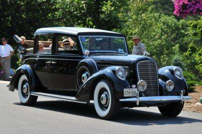 1938 Lincoln K Semi-Collapsible Cabriolet by Brunn, owned by Robert M. Hanson, North Potomac, MD (4684)