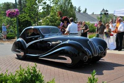 Best of Show 1936 Delahaye 135M SWB Competition Coupe by Figoni & Falaschi, owned by James Patterson of Louisville, KY (4817)