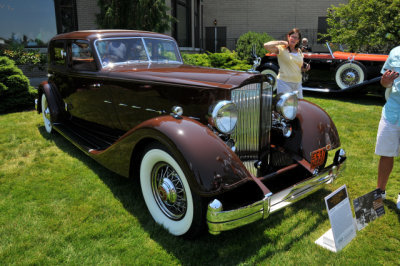 1934 Packard 1108 Sport Sedan Car of the Dome by Dietrich, owned by Robert & Sandra Bahre, Alton, NH (3970)