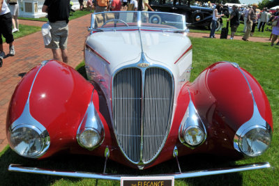 1937 Delahaye 135M Torpedo Cabriolet by Figoni & Falaschi, owned by Mark Hyman, St. Louis, MO (4049)