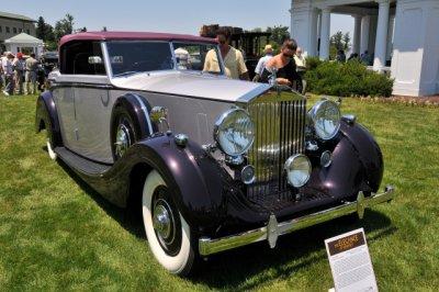 1939 Rolls-Royce Wraith Concealed Head Cabriolet by H.J. Mulliner, owned by David Markel, Skippack, PA (4137)