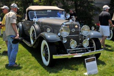 1931 Cadillac 370-A V12 Roadster by Fleetwood, owned by F. Woody & Fran Rohrbach, Emmaus, PA (4154)