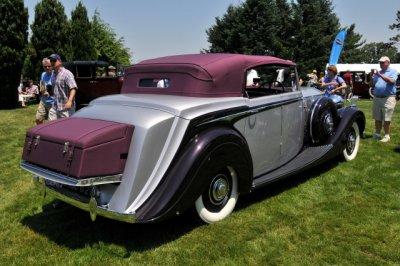 1939 Rolls-Royce Wraith Concealed Head Cabriolet by H.J. Mulliner, owned by David Markel, Skippack, PA (4162)