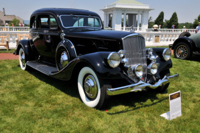1934 Pierce-Arrow Salon Twelve Silver Arrow Coupe, owned by Bill & Barbara Parfet, Hickory Corners, MI (4244)