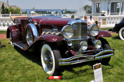 1933 Duesenberg SJ Convertible Victoria by Rollston, owned by Dr. Greg Mieckowski, Sarver, PA (4249)