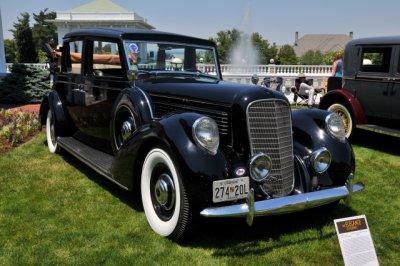 1938 Lincoln K Semi-Collapsible Cabriolet by Brunn, owned by Robert M. Hanson, North Potomac, MD (4334)