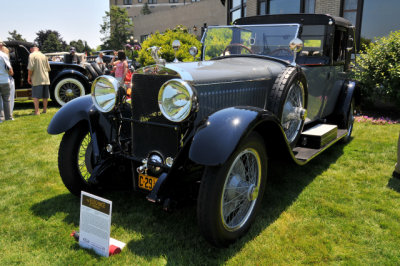 1925 Hispano-Suiza H6b Landaulet by Kellner, owned by Don & Jackie Nichols, Lompoc, CA, at The Elegance at Hershey 2012 (3986)