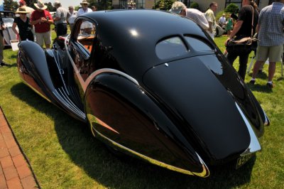 1936 Delahaye 135M SWB Competition Coupe by Figoni & Falaschi, owned by James Patterson of Louisville, KY (4081)