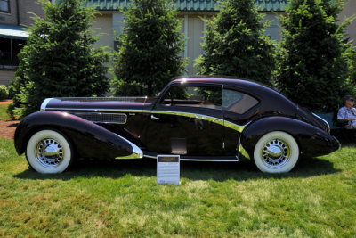 1938 Delage D8-1205 Aerosport by Letourneur et Marchand, owned by John W. Rich, Sr., Frackville, PA (4341)