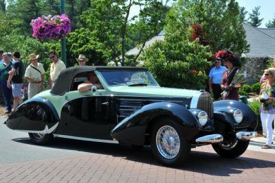 1938 Bugatti Type 57C Aravis Drophead Coupe by Gangloff, Bill Johnston & Ron Elenbaas, Off Bros. Collection, Richland, MI (4609)