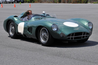 This 1958 Aston Martin DBR1, chassis no. DBR1/3, won the 1958 Nurburgring 1000 km race. (4858)