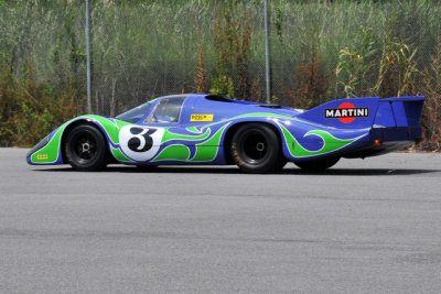 Porsche equipped this 917 with a long tail to help it cope with the high speeds at Le Mans's Mulsanne Straight. (4891)