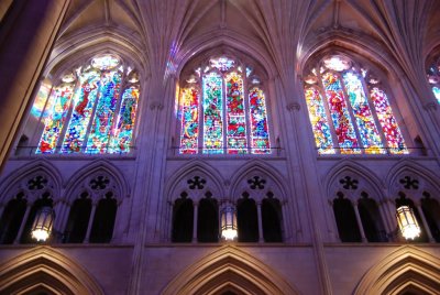 Arches and Stained Glass