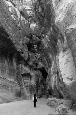 Petra -the Siq -Jordan