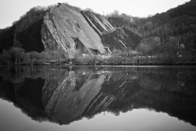 Quarry at taillefer along the Meuse river
