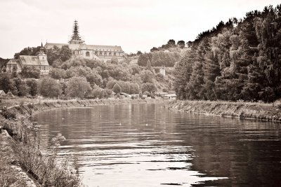 Floreffe seminary seen from the Sambre river