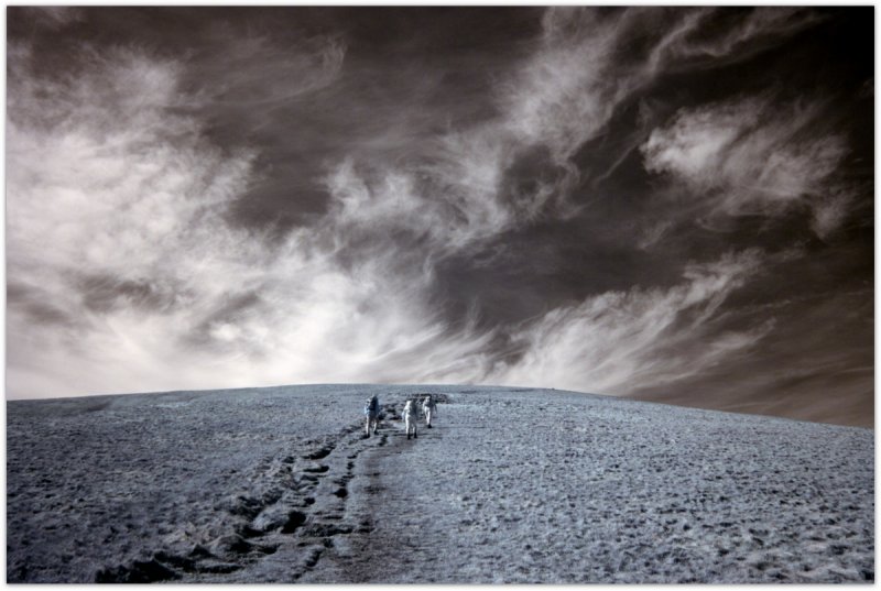 Walking Ahead On The Dodds