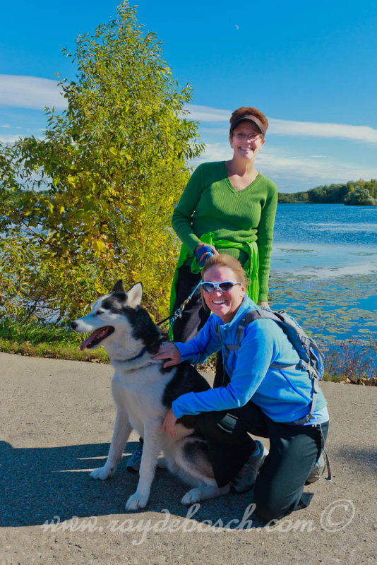 proud husky owners!