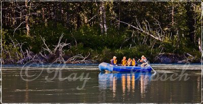 Rafting along the Chilkat River, Haines, AK