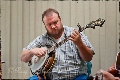 Banjo picker at the Blue Ridge Music Center