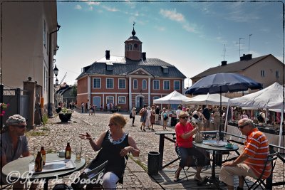 The town of Porvoo, Finland