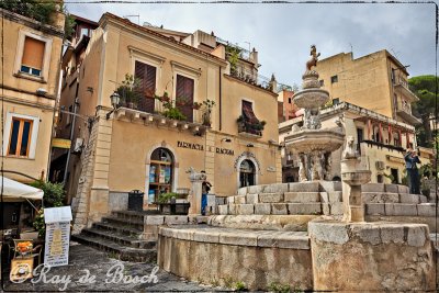 Fountain at the town square