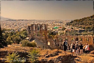 A vew of Athens from the Acropolis