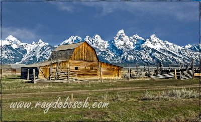 The Grand Tetons in early Spring, WY