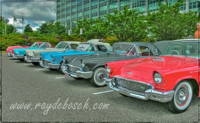 T-Birds at Ford World Headquarters