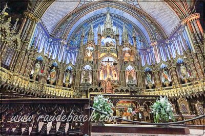 Basilica de Notre Dame of Montreal