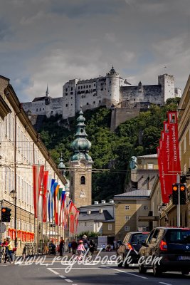 Hohensalzburg Fortress up high